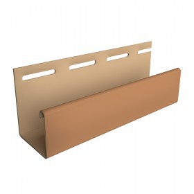 Профиль J30 для фасадной панели Docke каштановый, шт