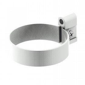Хомут трубы универсальный 140 мм ТехноНиколь Оптима 120/80 мм Ral 9003 белый, шт