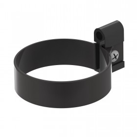 Хомут трубы универсальный 140 мм ТехноНиколь Оптима 120/80 мм Ral 8019 темно-коричневый, 90 шт/упак