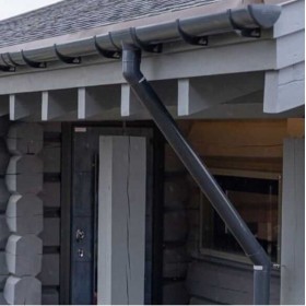 Хомут трубы универсальный с дюбелем 140 мм ТехноНиколь/Verat 125/82 мм Ral 7024 серый, шт