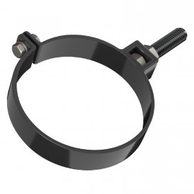 Хомут Трубы Универсальный с дюбелем L=140Мм ТехноНИКОЛЬ Черный