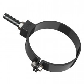 Хомут Трубы Универсальный с дюбелем L=180Мм ТехноНИКОЛЬ Черный