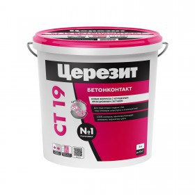 Грунтовка бетонконтакт Церезит CT 19 морозостойкий 5 кг, шт