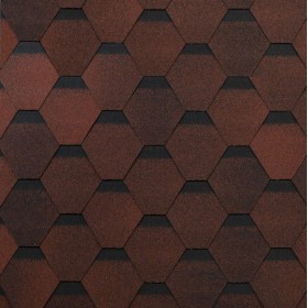 Гибкая черепица ТехноНиколь Shinglas Оптима Красный, 3 м2/упак