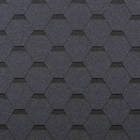 Гибкая черепица ТехноНиколь Shinglas Ультра Самба Шунгит, 3 м2/упак