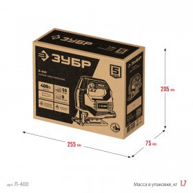 Лобзик электрический Зубр 400 Вт Л-400