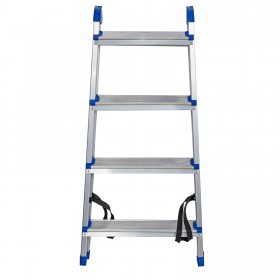 Стремянка алюминиевая двухсторонняя, 4 ступени, шт
