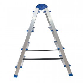 Стремянка алюминиевая двухсторонняя, 4 ступени, шт