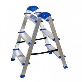 Стремянка алюминиевая двухсторонняя, 3 ступени, шт