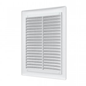 Решетка вентиляционная с сеткой 200х300 мм белая ERA 2030РЦ, шт