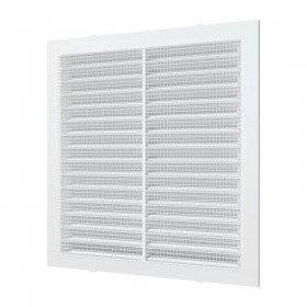 Решетка вентиляционная с сеткой 138х138 мм белая ERA А1313С, шт