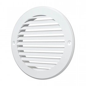 Решетка вентиляционная с фланцем 125 мм белая ERA A12RK, шт