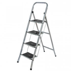 Стремянка стальная с широкими ступенями, 4 ступени, шт