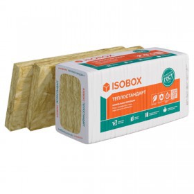 Минеральная вата Isobox 40 P Теплостандарт 1200х610х100 мм, 6 шт/упак