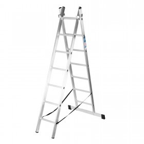 Лестница алюминиевая универсальная, двухсекционная, 7 ступеней, шт