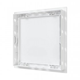 Люк ревизионный пластиковый нажимной 218х218 мм, с фланцем 196х196 мм, Era Aur AD2020, шт