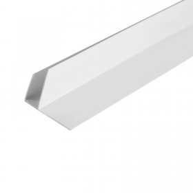Профиль ПВХ F-образный для панелей 8-10 мм торцевой белый 3000х57х10 мм, шт