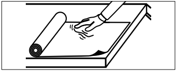 Выравнивание материала на карнизном свесе