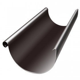 Желоб водосточный Grand Line Optima 125/90/3000 мм Ral 8017 шоколад фото